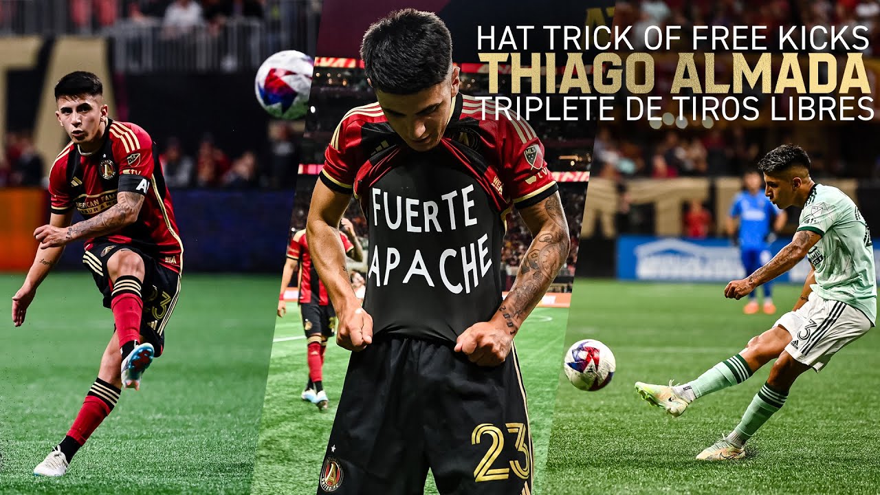 THIAGO ALMADA FREE KICK MAGICIAN!!! ALL THREE GOALS 2023 MLS SEASON