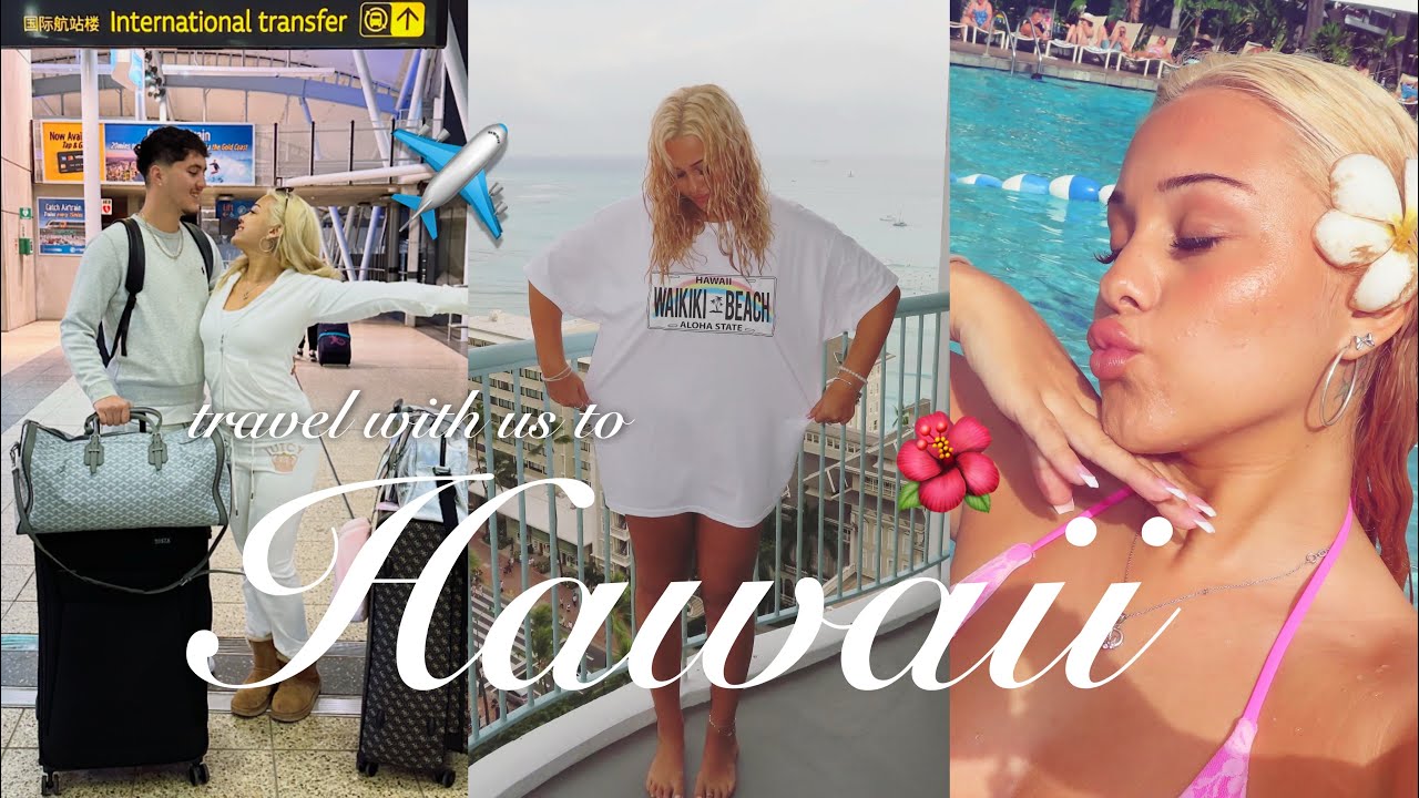 TRAVEL WITH US TO HAWAII! First day in Waikiki Vlog! 🌺 Ep. 1
