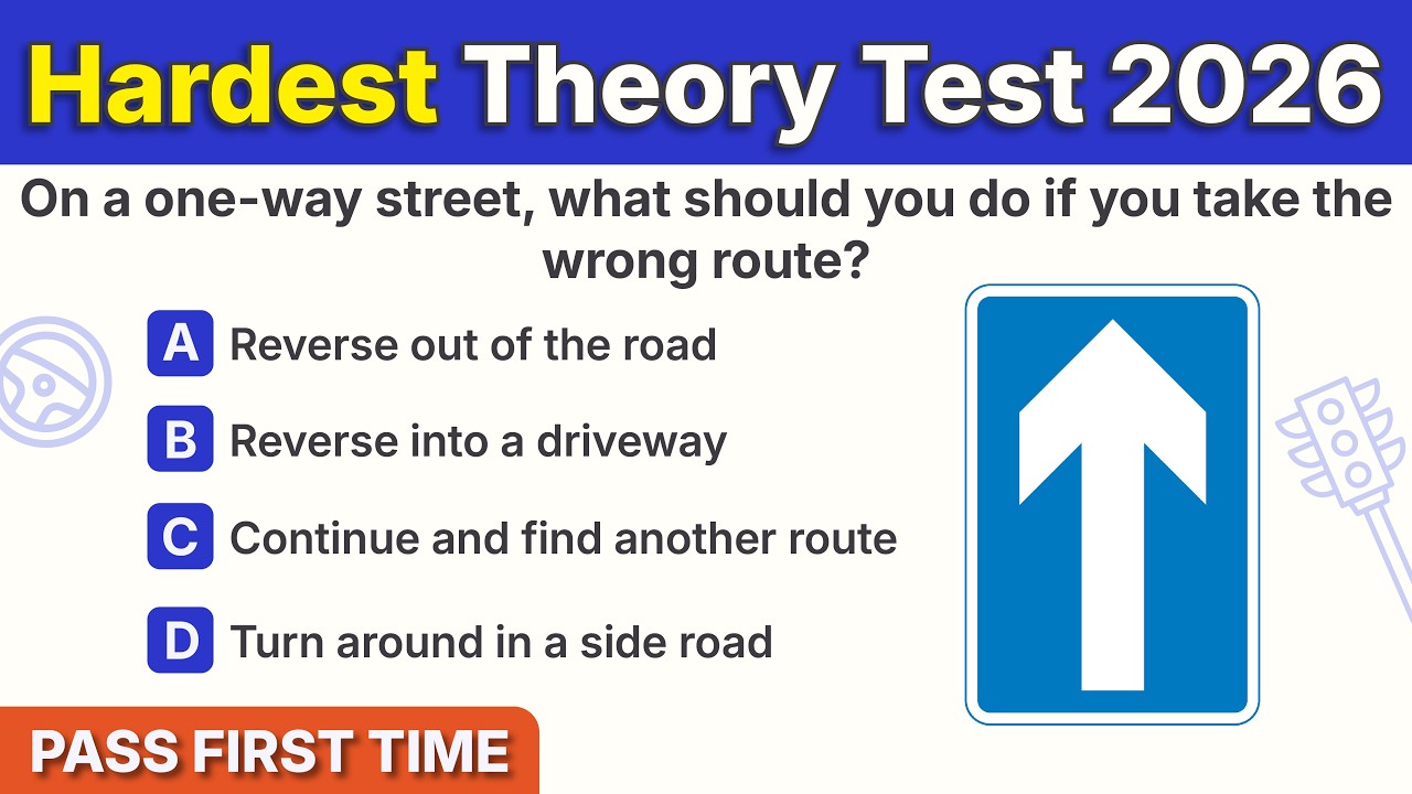 Theory Test 2026 UK | Official DVSA Most Difficult Question & Answer (UPDATED!) | PASS FIRST TIME