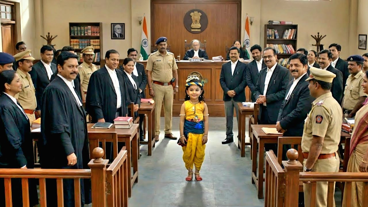 अचानक कोर्ट पहुंचे बाल कृष्ण | देखते ही खड़े ही गई वकील और पुलिस | Yashomati Maiyaa Ke Nandlala
