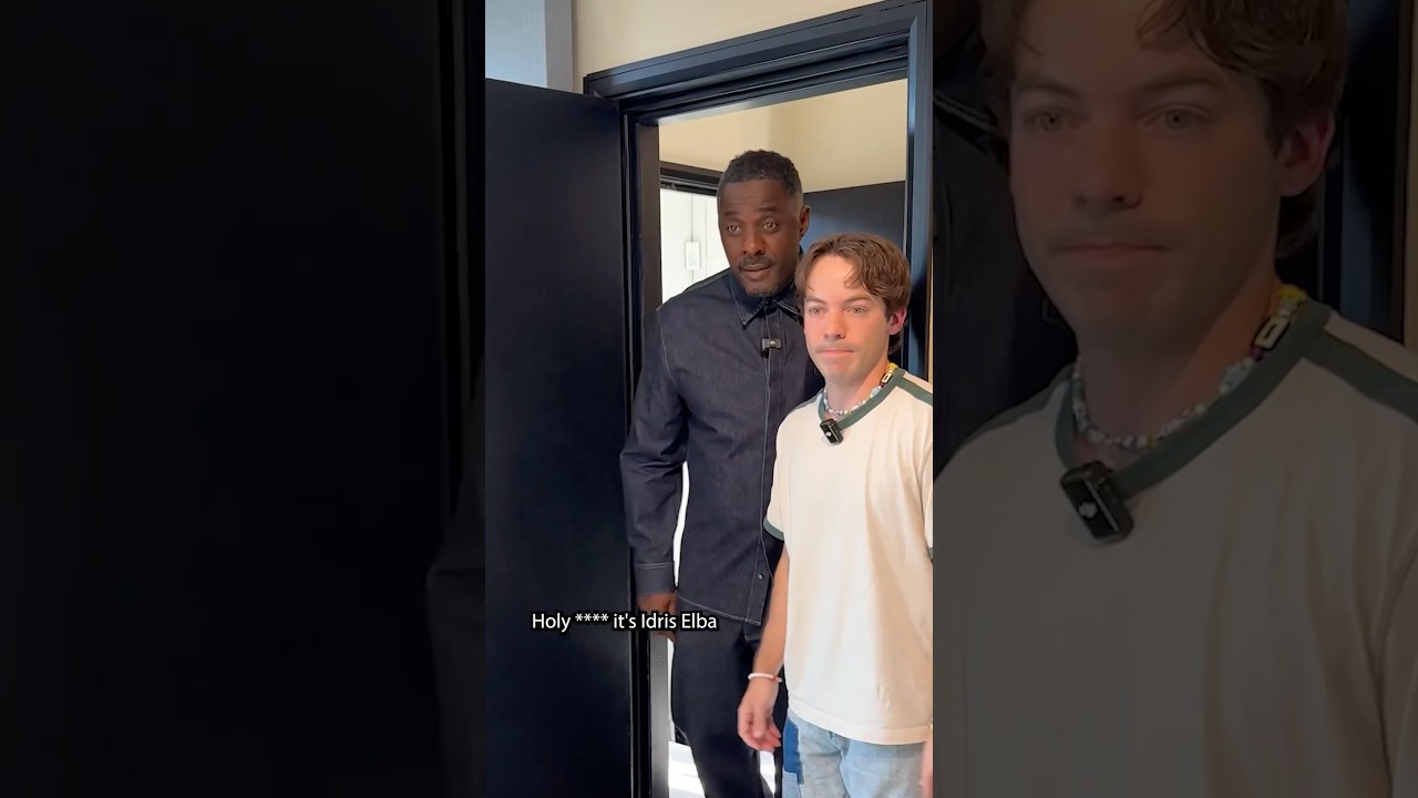 When Idris Elba pulls up to the studio&hellip;