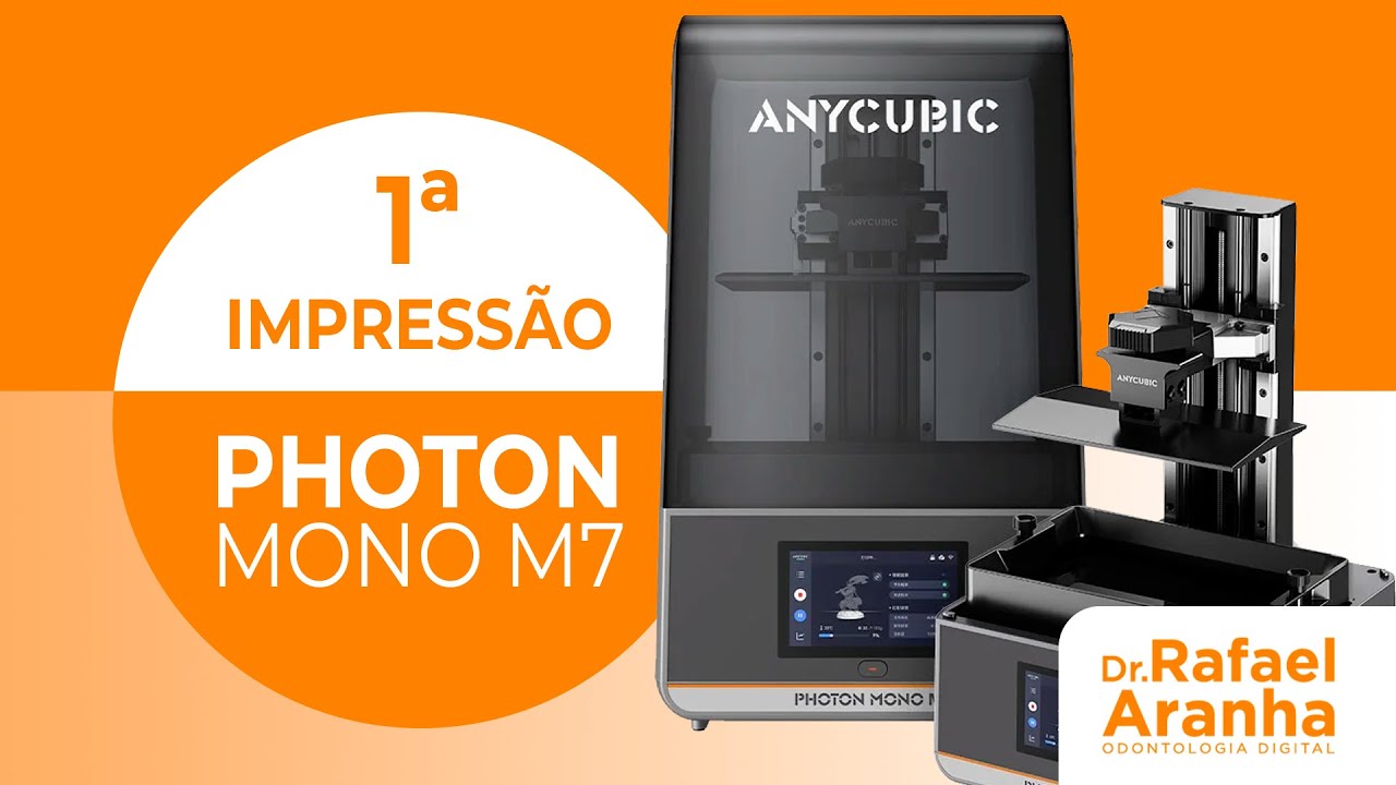 🚀 Minha 1ª Impressão com a Anycubic Photon Mono M7 | Teste Real na Odontologia Digital