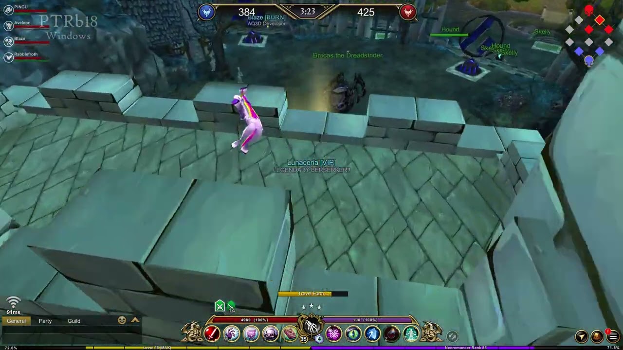 AQ3D PTRb18 || Legion vs Paladin 5s: 4b