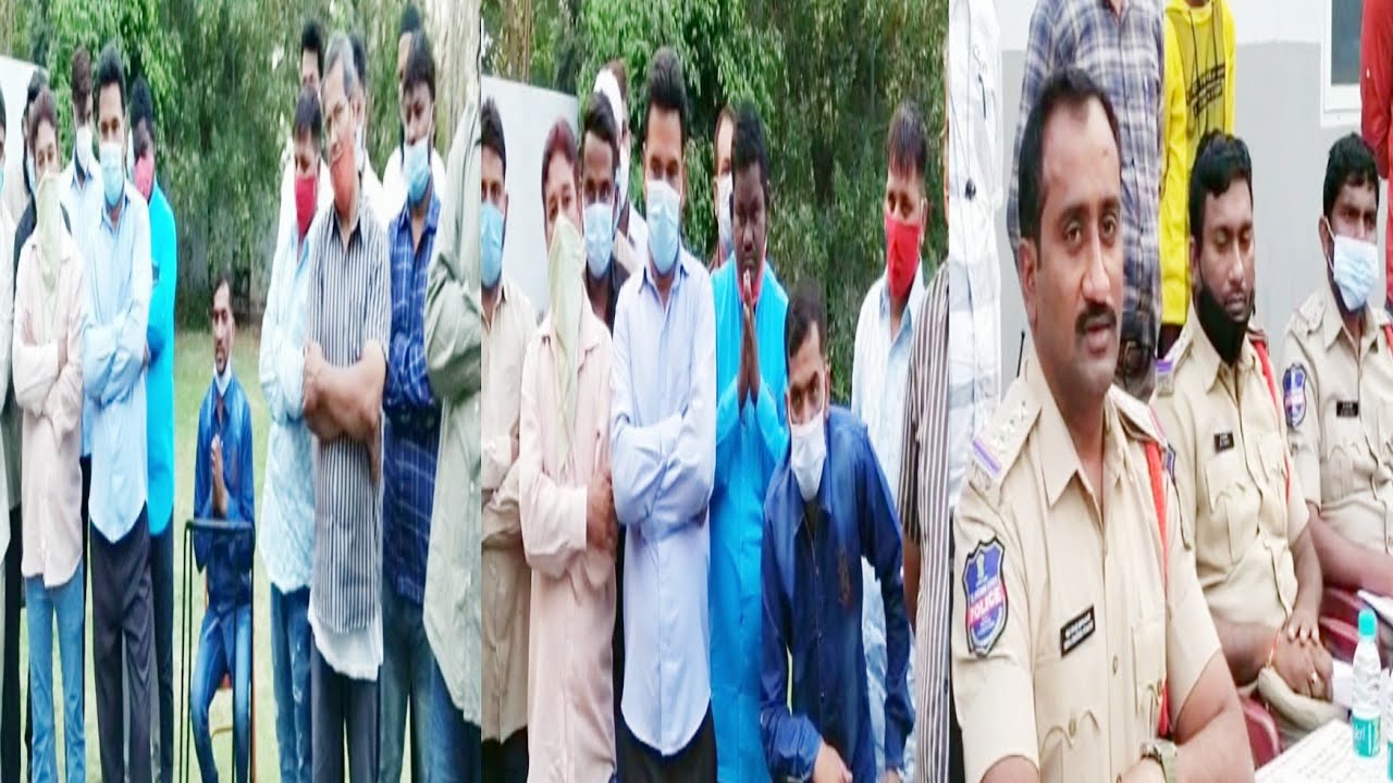 P.SHIVA CHANDRA BANJARAHILLS POLICE STATION NE ROWDYSHEETERS KO BULAKAR UNKI COUNSELING