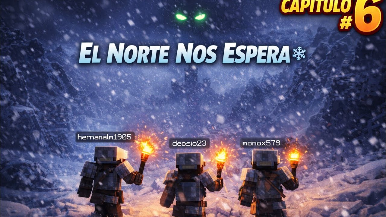 3 reinos 1 mundo, el norte nos espera#6 #minecraft #survival 