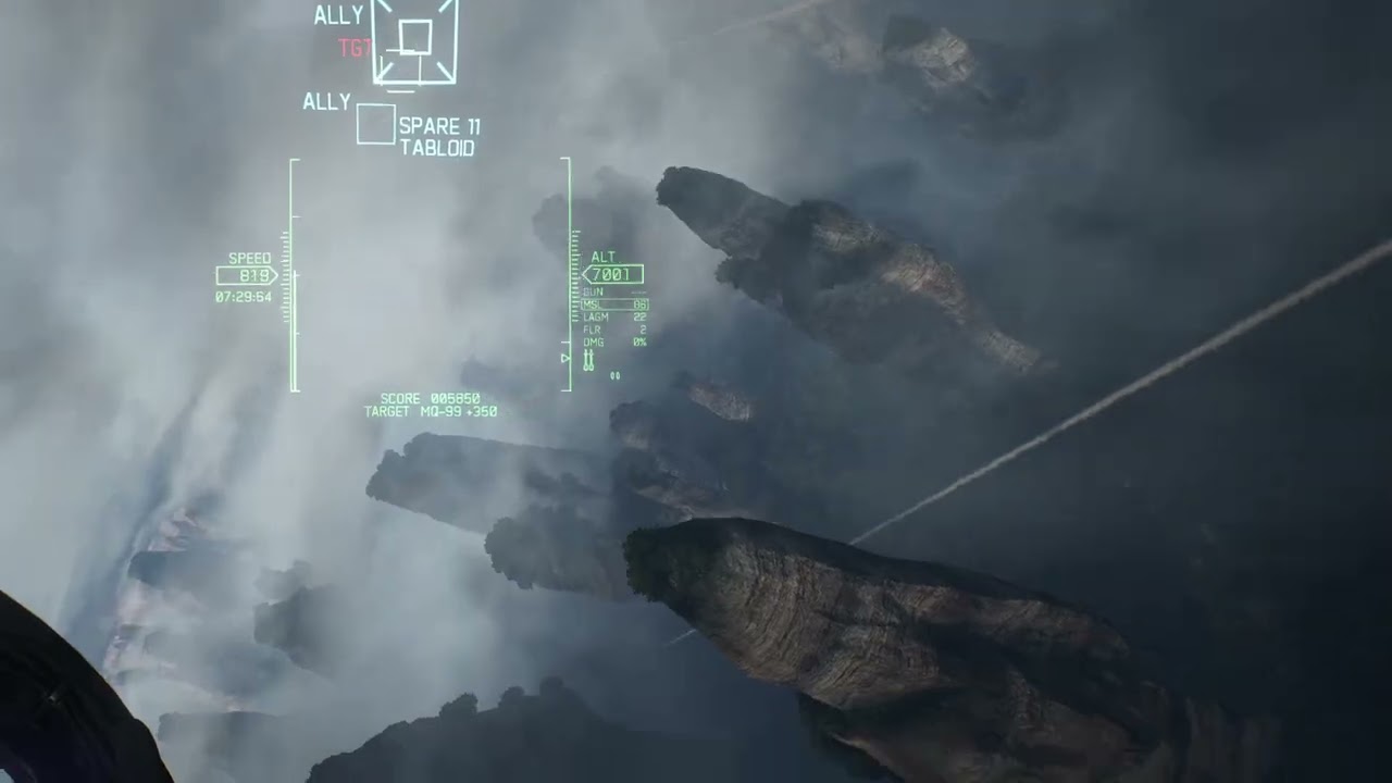 Ace Combat 7 UEVR Mod . Mission 07 (Thunderstorm)