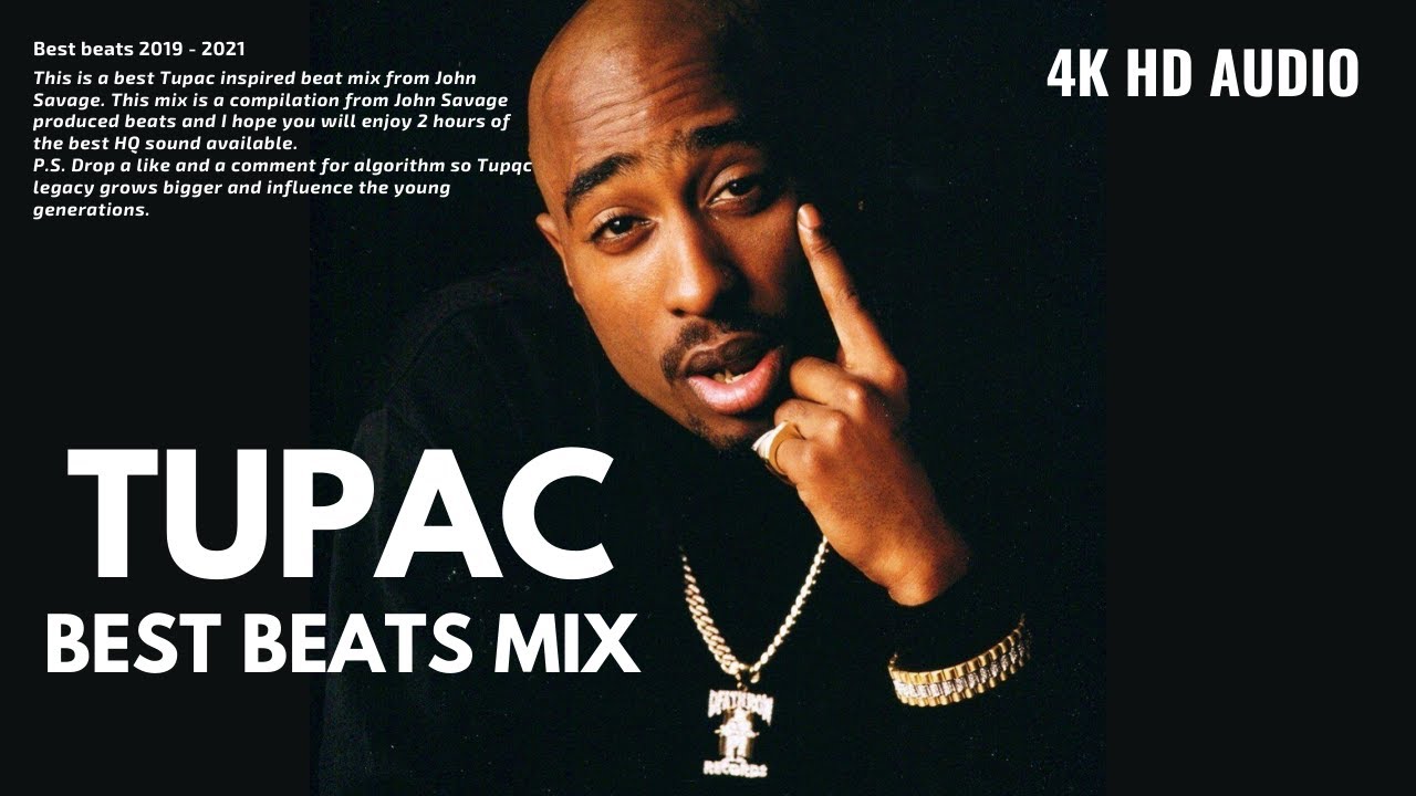Best Tupac Beats Mix | 2pac Instrumental Mix | (4K HD AUDIO) West Coast Type Beat | GFunk Type Beat