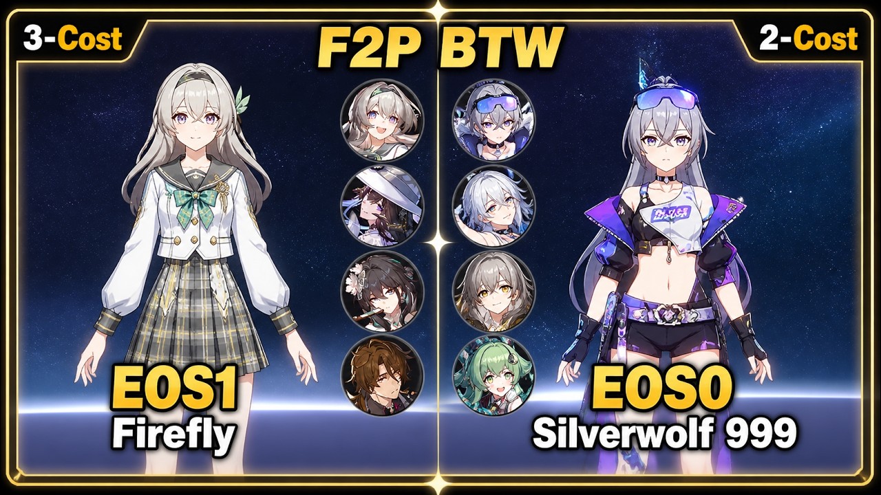 [F2P] E0S1 Firefly & E0S0 Silverwolf LV.999 Hypercarry | MoC 12 | Honkai: Star Rail 4.2