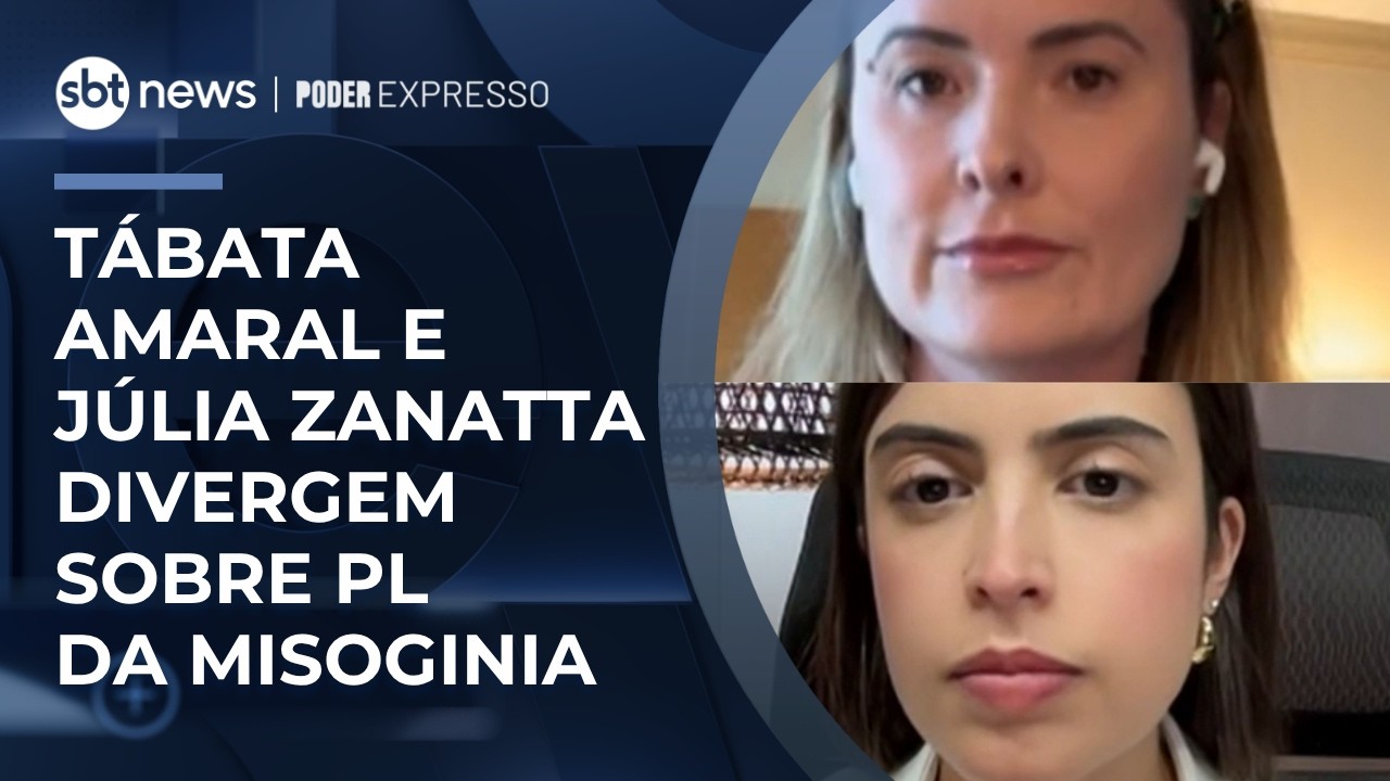 Tabata Amaral (PSB) e Julia Zanatta (PL) debatem sobre PL que criminaliza misoginia | #PoderExpresso