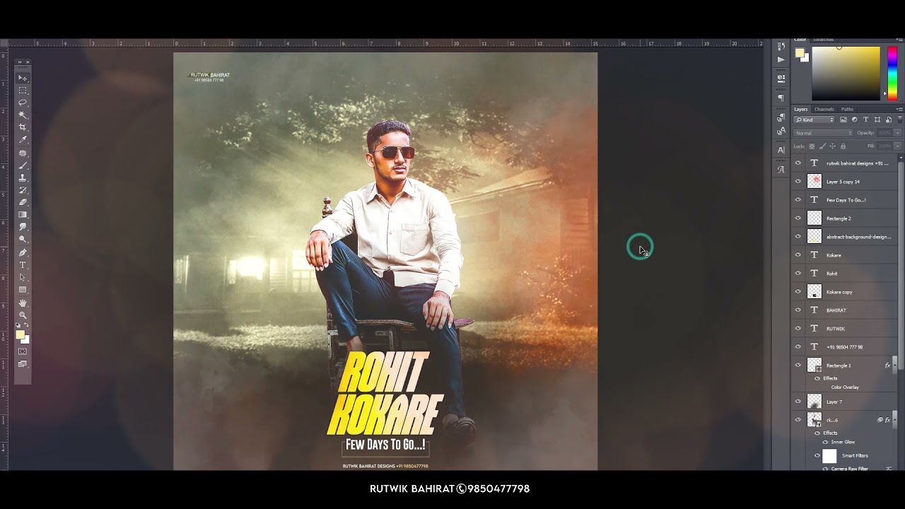 Rohit Kokare GFX Designer 🖥️ | Birthday Design Tutorial Out ❣️🤩😈