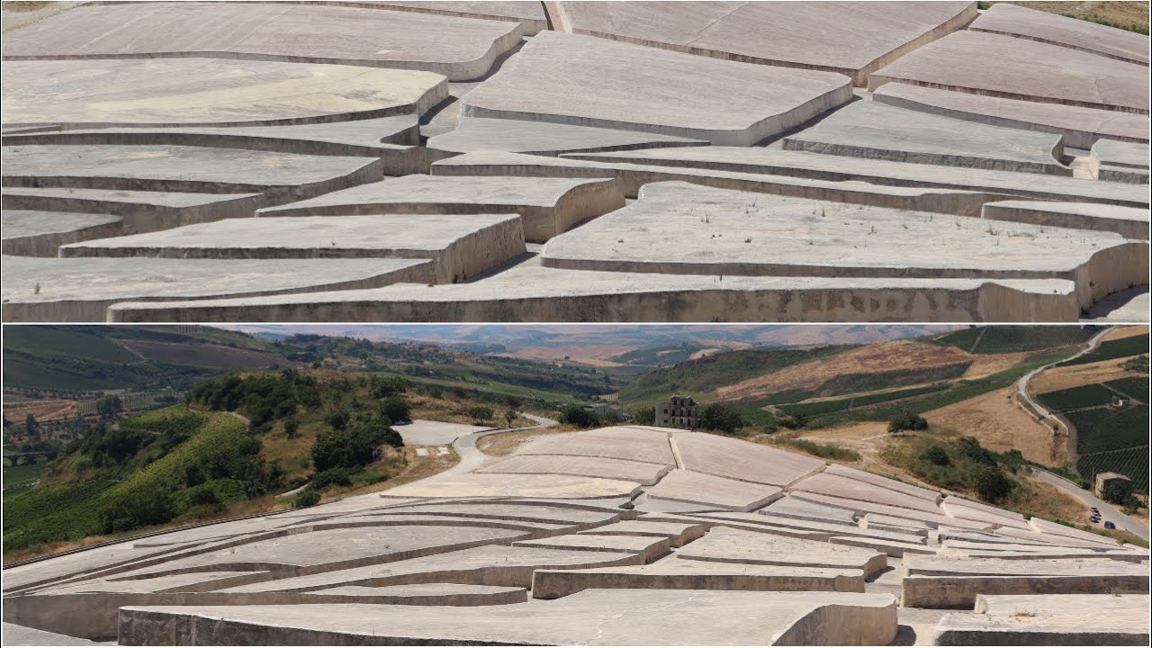 Land Art | Alberto Burri | Grande Cretto | Gibellina Vecchia | Sicilia | Valle del Belìce | Sicily
