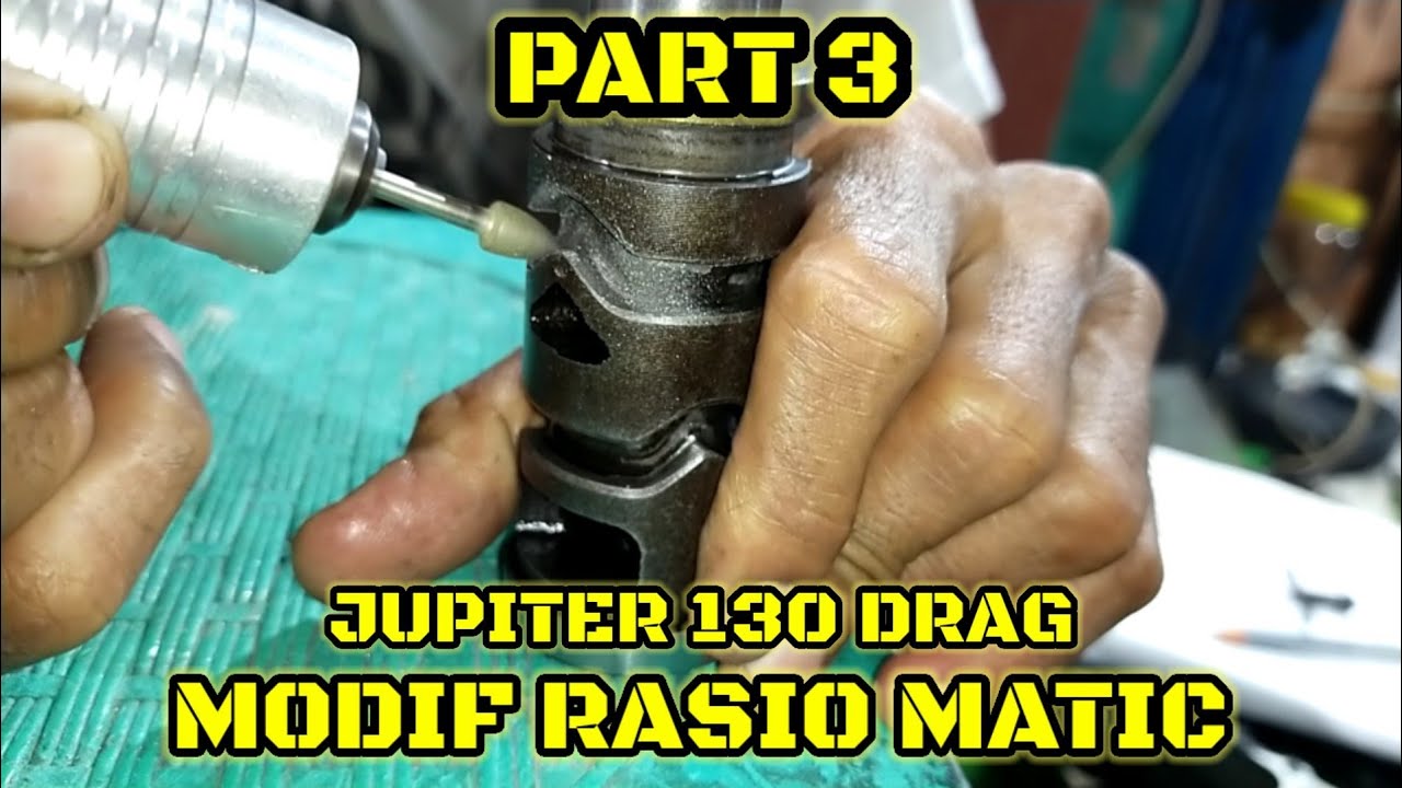 MODIF RASIO JUPITER 130 TUNE UP | semi matic @AM_TECH_RACING