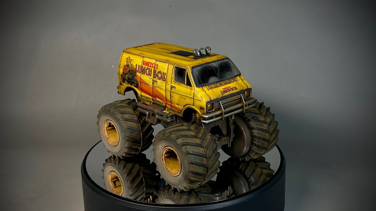 TAMIYA Lunch Box Jr. custom painting  (Wilde MINI 4WD 1/32)