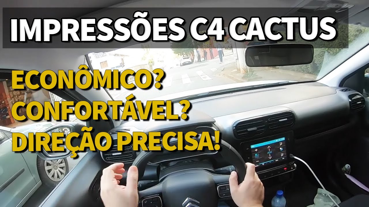CITROËN C4 CACTUS FELL - TESTE COM CÁSSIO