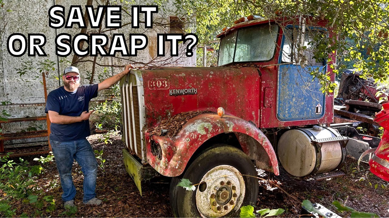 Модель KENWORTH гниет в ЛЕСУ… НАЧНЕТСЯ ЛИ ОНО?
