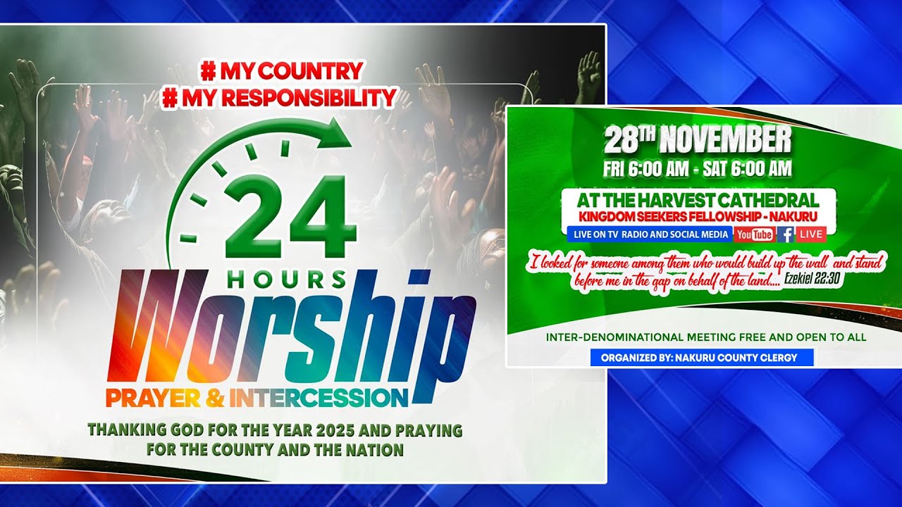 24 Hours of Worship, Prayer & Intercession || Friday, 28th November 2025