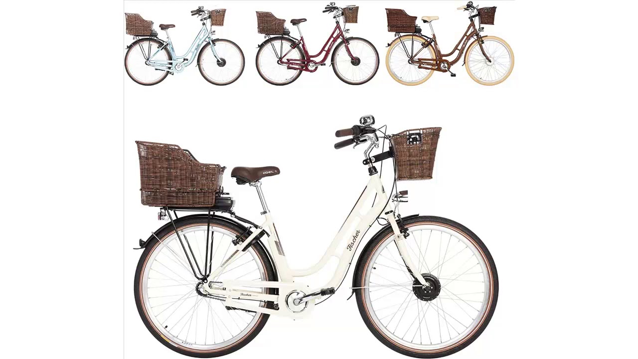 🍀 FISCHER E-Bike Retro ER 1804, verschiedene Farben, 28 Zoll, RH 48 cm 🍀