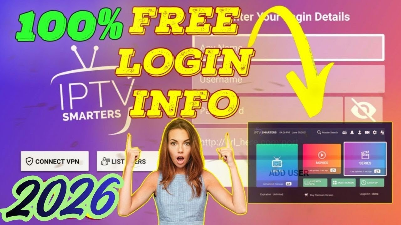 IPTV Smarters Pro Login 2026 🔥 Full Setup Guide | Username Password & URL Login Easy Method