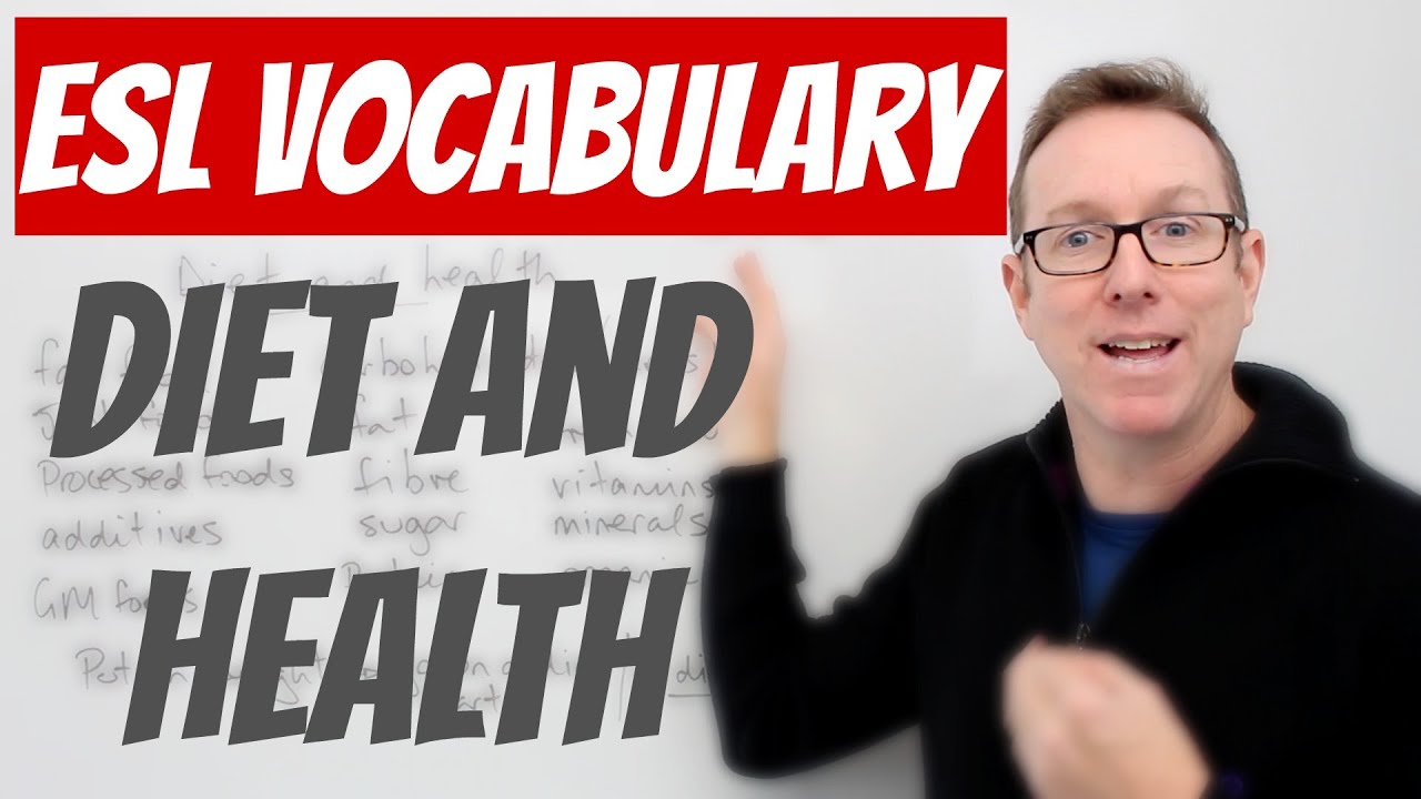 English lesson - Words to talk about DIET and HEALTH - palabras en inglés