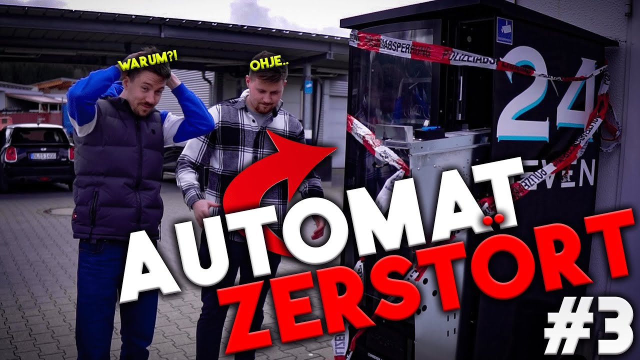 VLOG: UNSER AUTOMAT WURDE ZERSTÖRT?! 💥Warum macht man sowas?! 😡🤬 Vandalismus am Snackautomaten ... 😥
