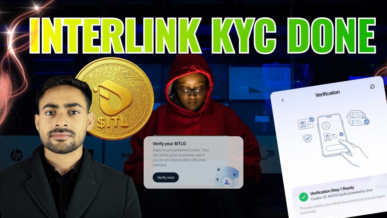 My Interlink Network KYC Done Full Process || Interlink Airdrop New Update || Verified ITLG Token 