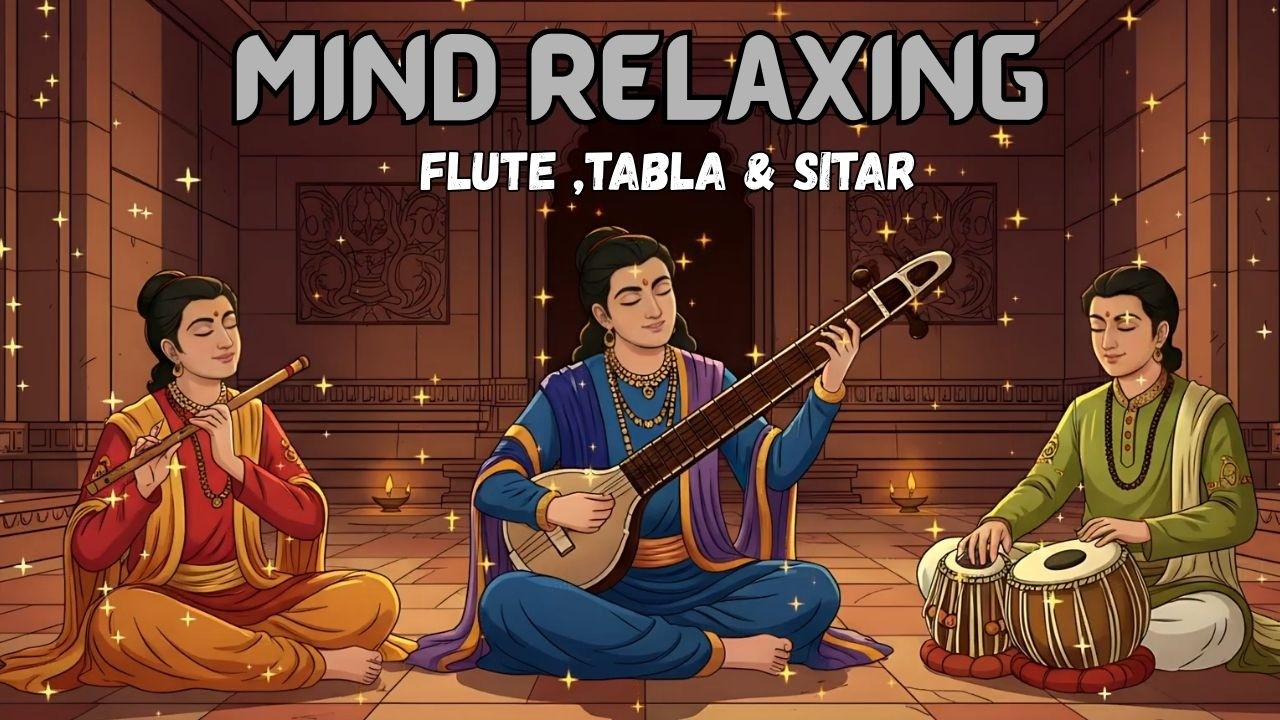 Mind Relaxing Flute Tabla and Sitar Compilation | Hindustani Instrumental Music, Vol -17