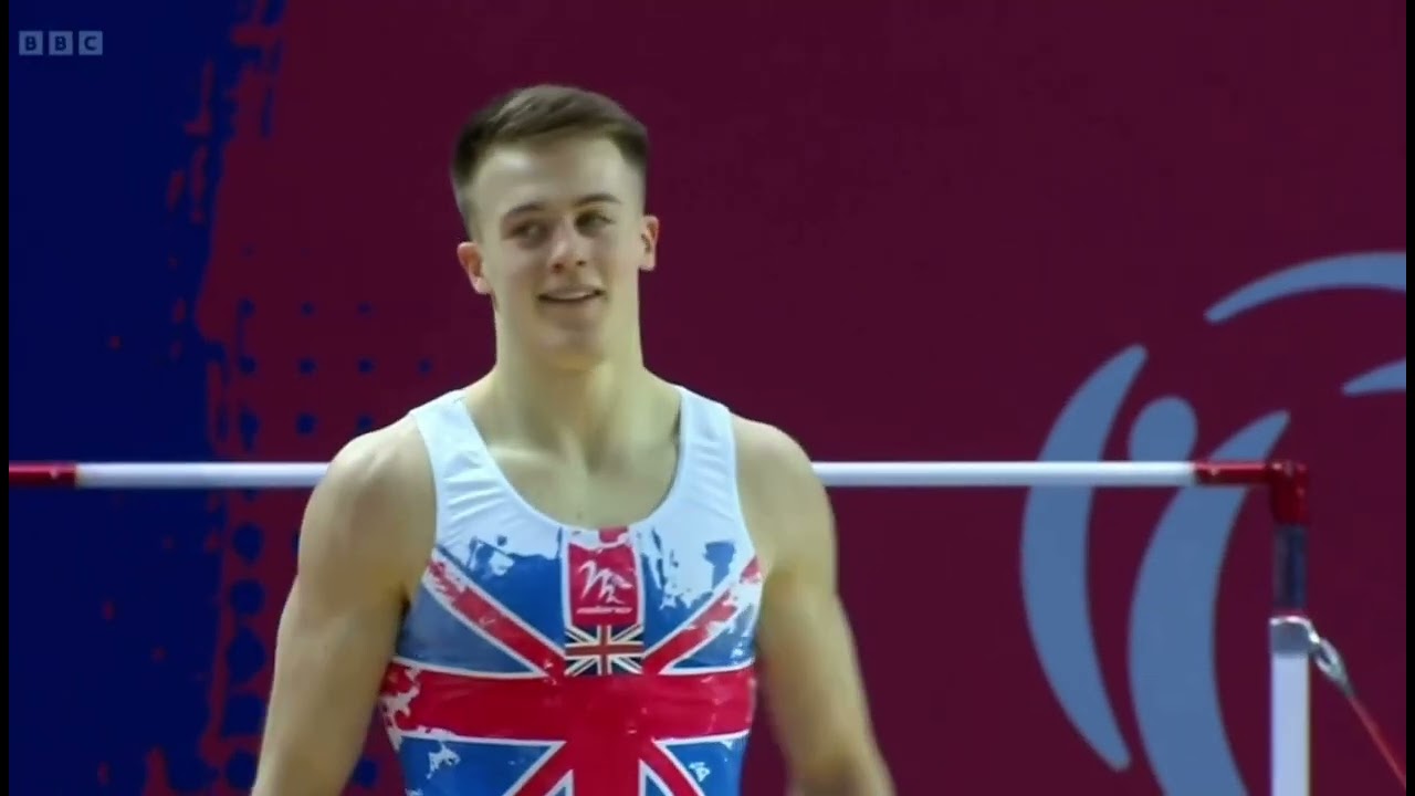 Luke Whitehouse - European Championship Floor winning routine 2023 - BBC coverage