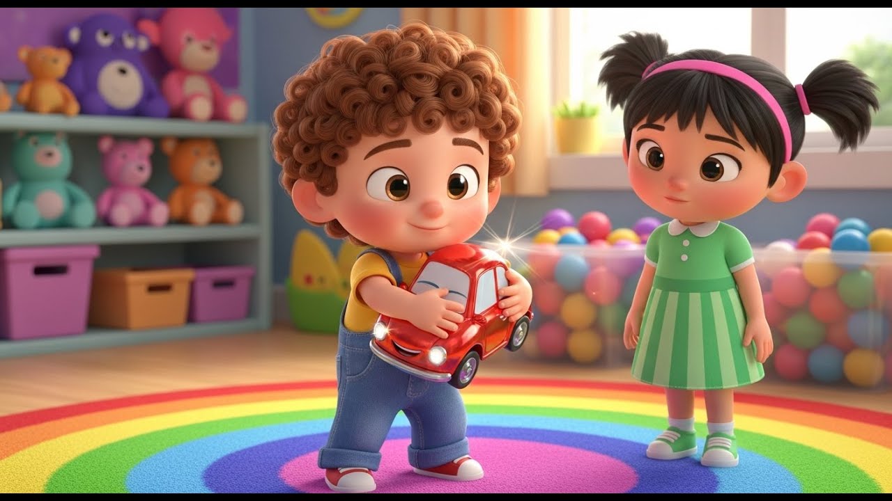 Sharing is Caring Song for Kids | Learn Manners & Taking Turns | Preschool Nursery Rhymes 2026