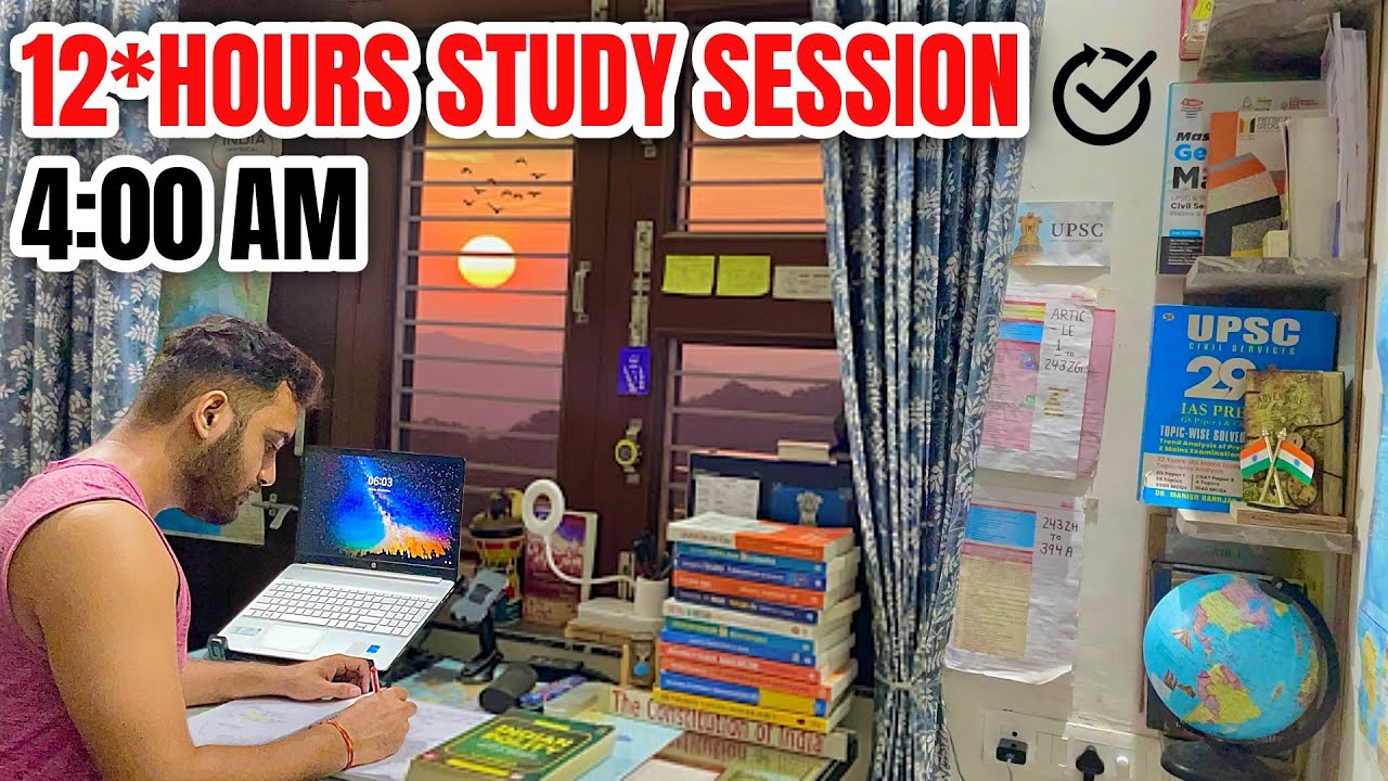 I Woke Up At 4:00 AM 😱To Study For UPSC 2026| A Day in the Life of a UPSC Aspirant