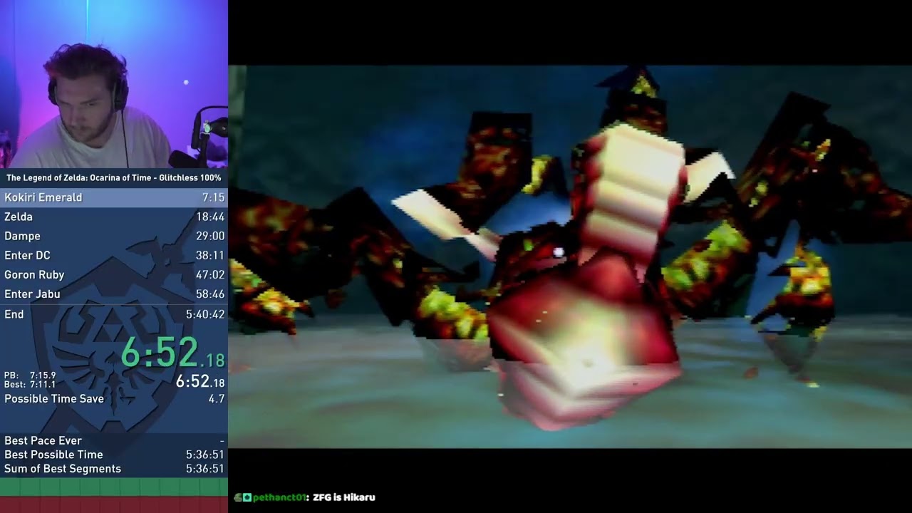 OoT Glitchless 100% Speedrun WR - 5:37:58