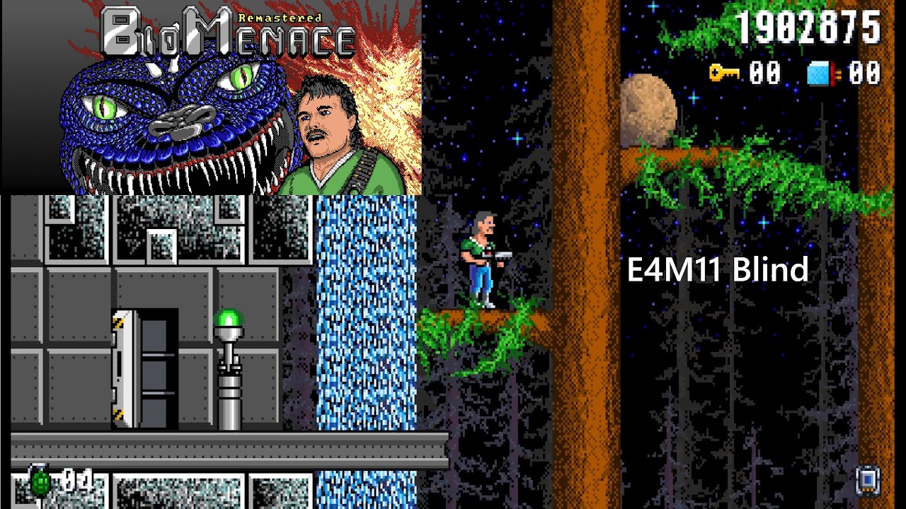 Bio Menace Remastered E4M11 Hard с комментариями