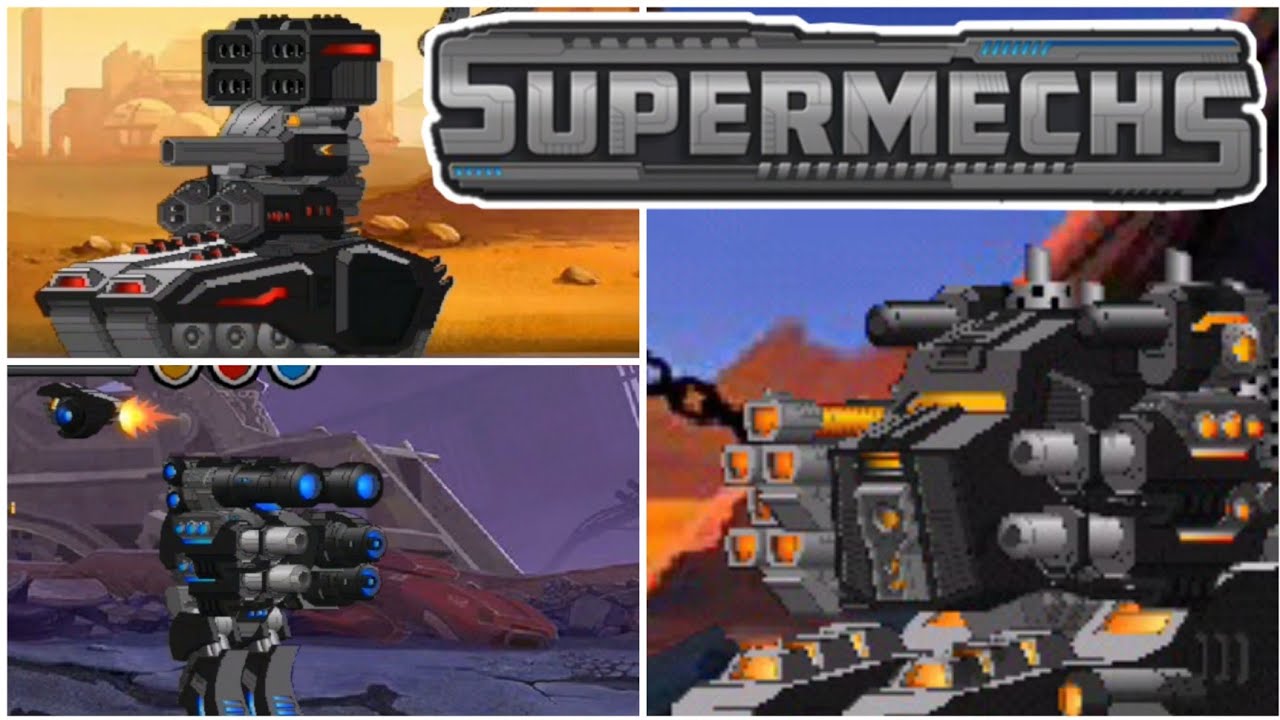 SUPER MECHS - ALL BOSSES (2v2 Edition)