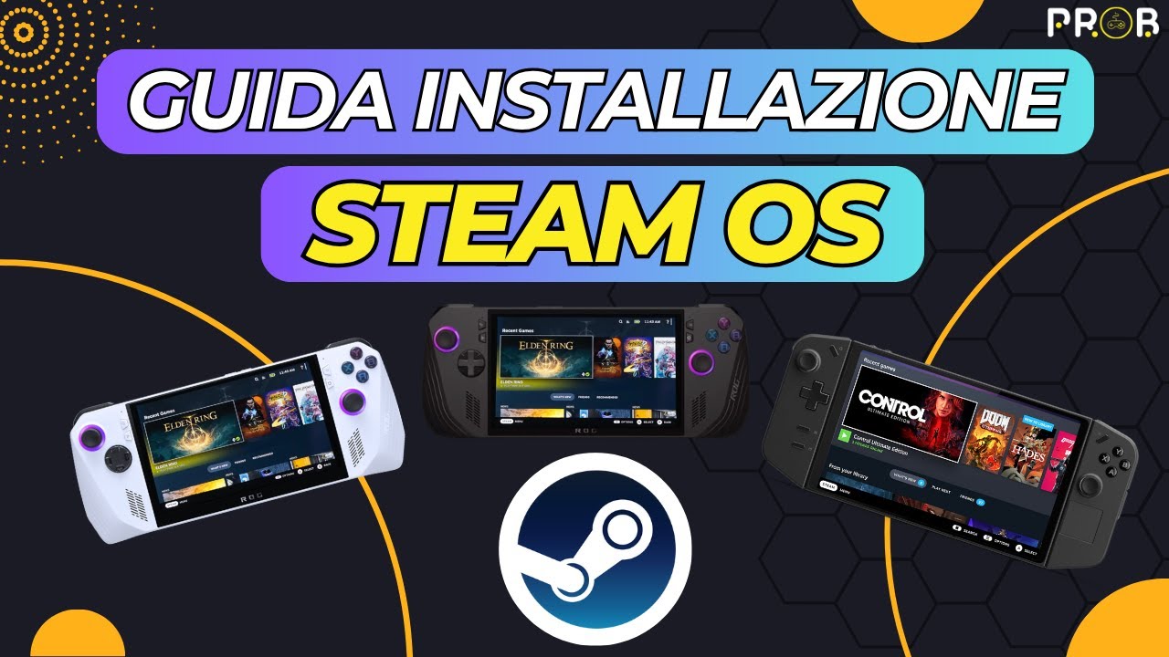 INSTALLAZIONE STEAM OS su Legion Go, Rog Ally e Rog Ally X