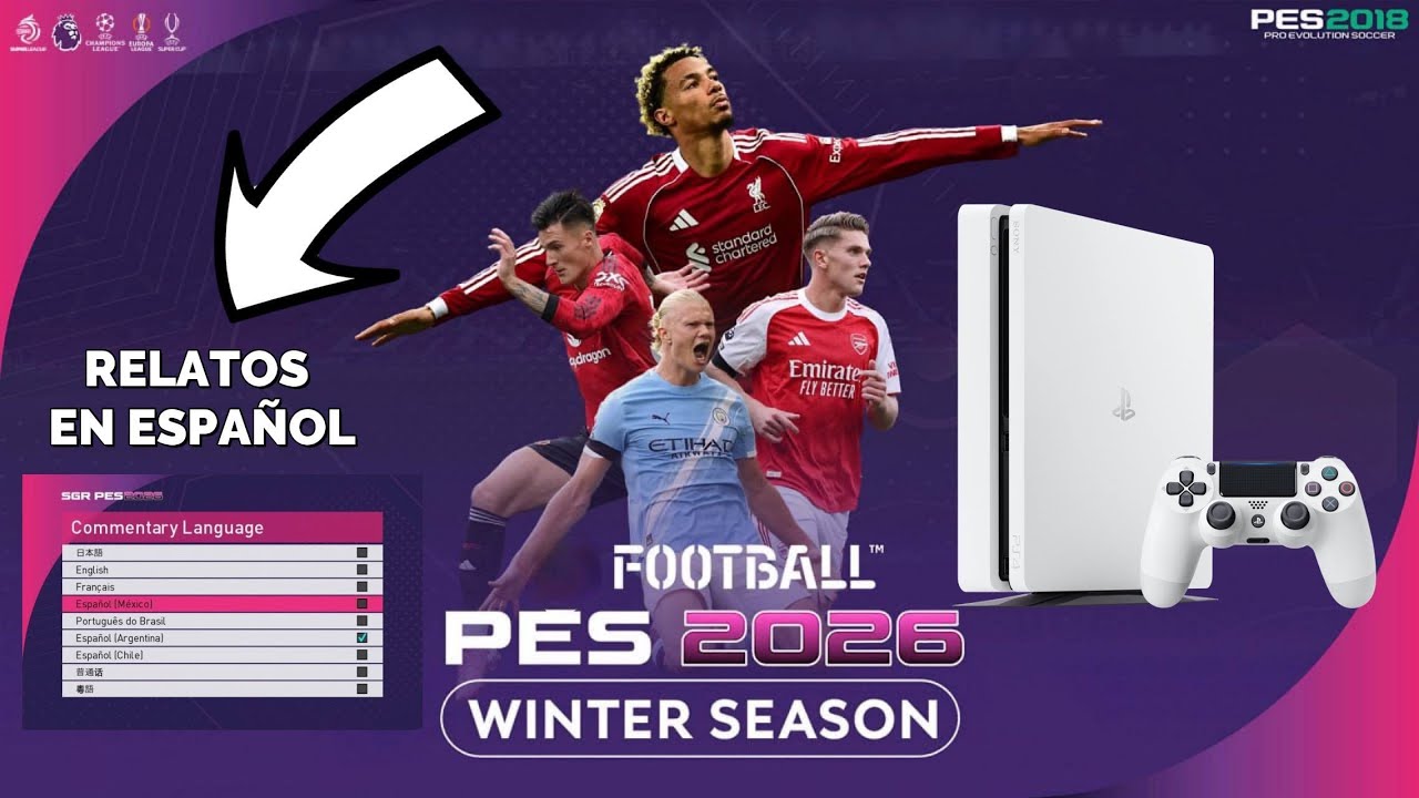 NUWEVO PES 18 CON MOD 2026 PS4 CON MAGIA