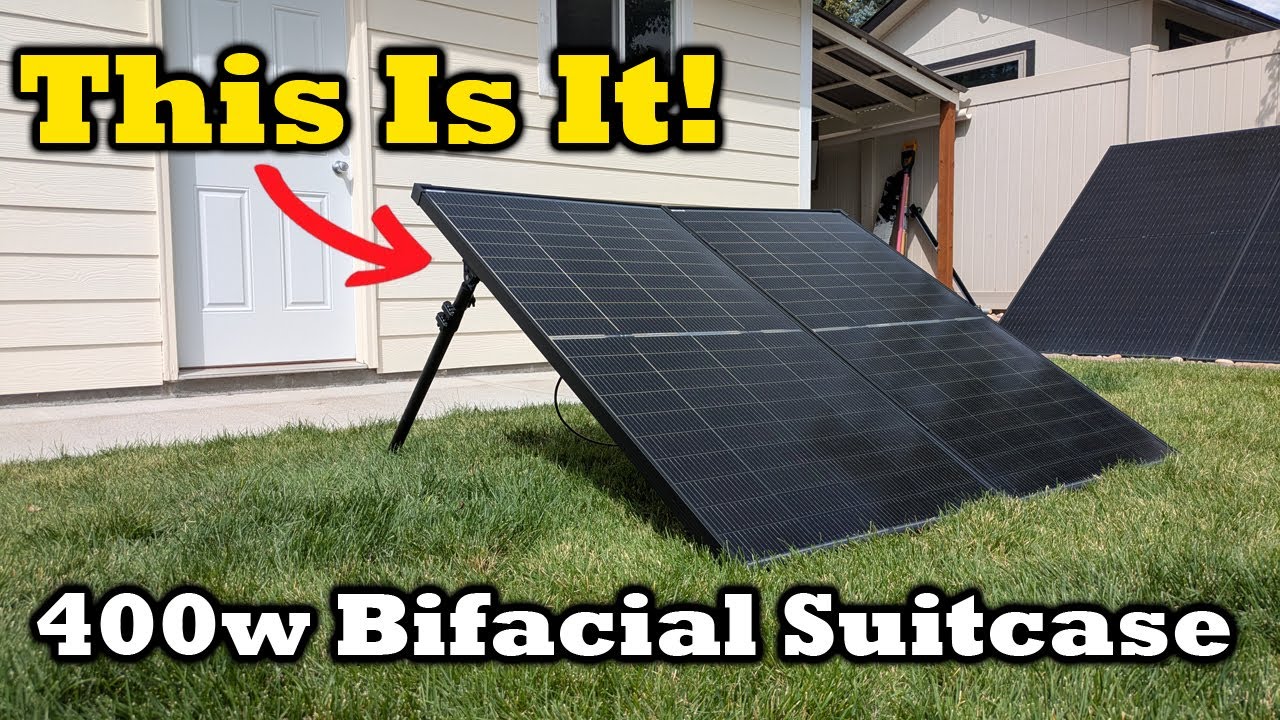 I Built the Ultimate 400W Bifacial DIY Solar Suitcase! You Can Too!