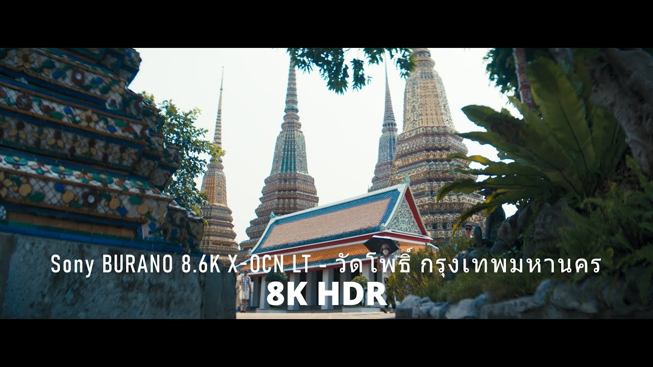 Sony BURANO 8.6K X-OCN LT วัดโพธิ์ 8K HDR