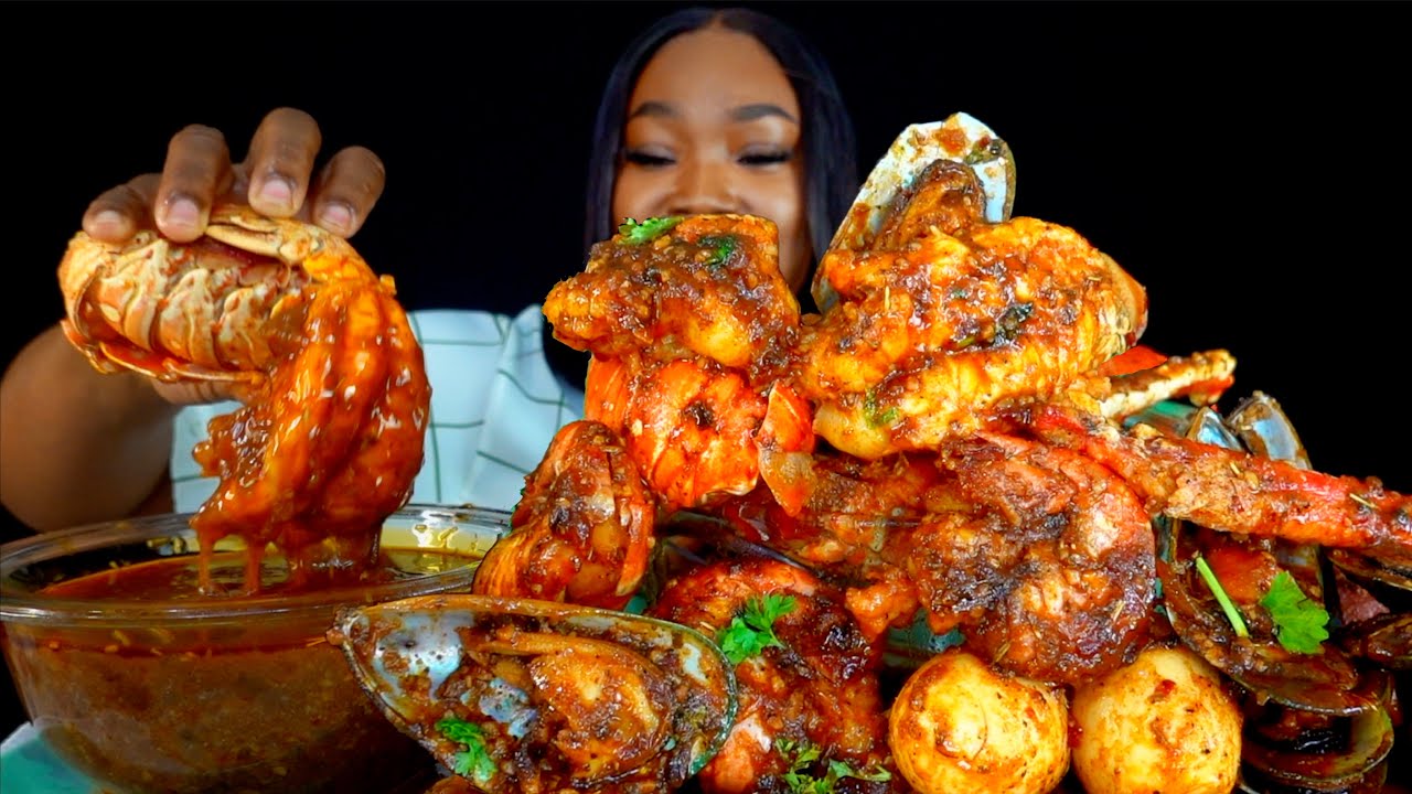 KING CRAB SEAFOOD BOIL MUKBANG | DESHELLED | EXTRA SPICY SEAFOOD BOIL | Seafood | Mukbang