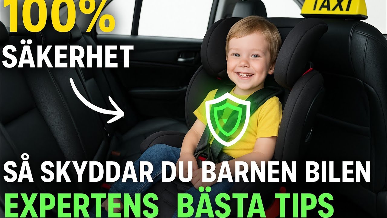 Säkerhet för barn i bilen – Allt du behöver veta som taxiförare! 🚖👶