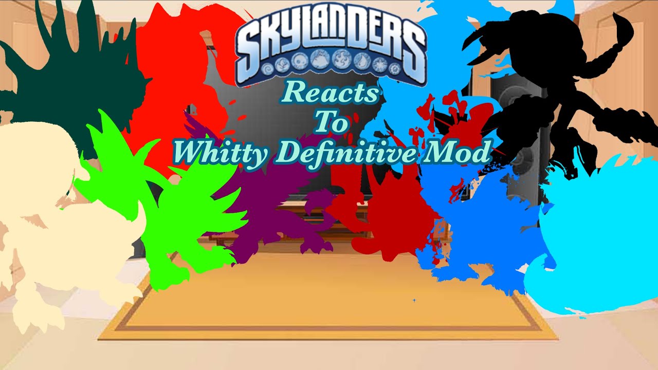 Skylanders Reacts To Whitty Definitive Edition Mod || My Au #Gacha #Skylanders #Whittyisback #FNF