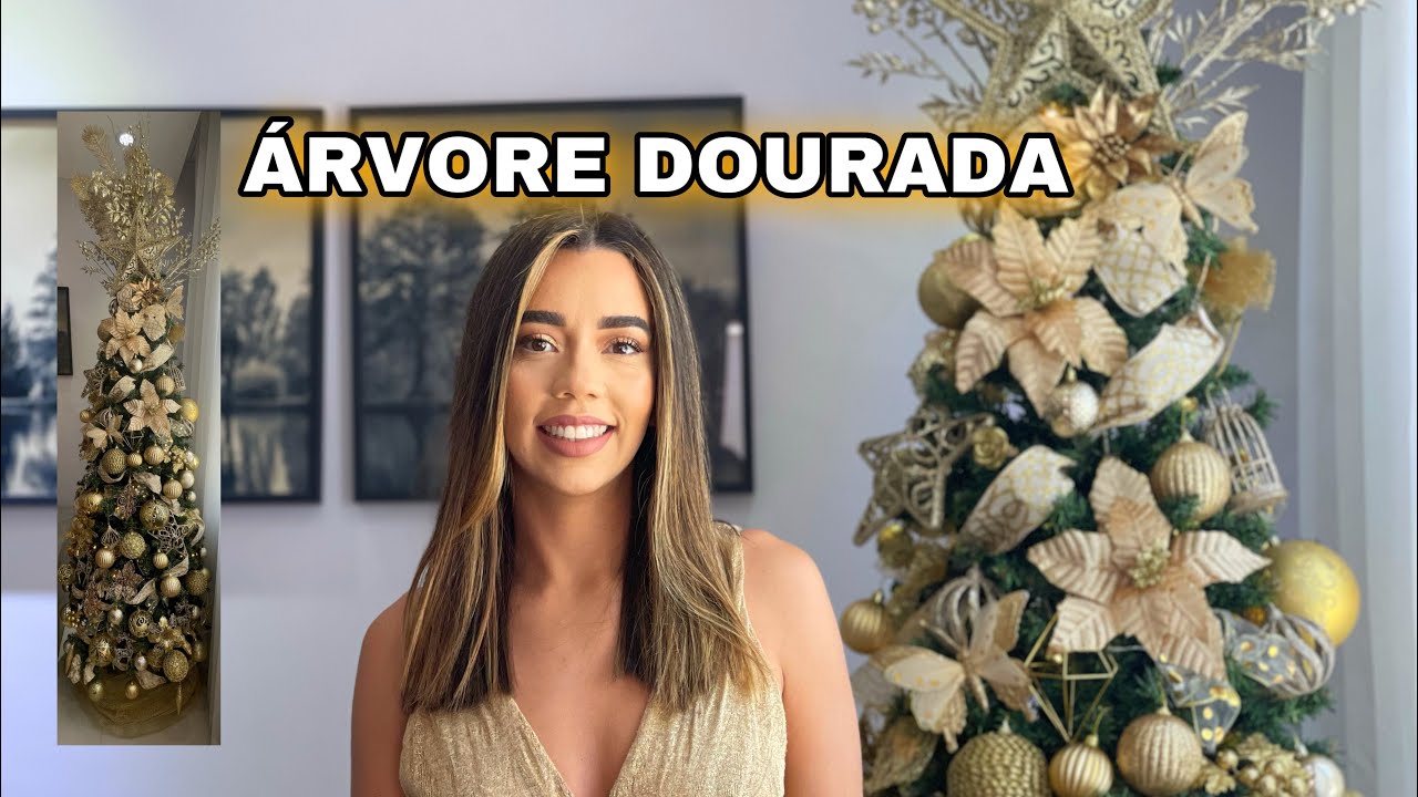 ÁRVORE DE NATAL DOURADA (2022)