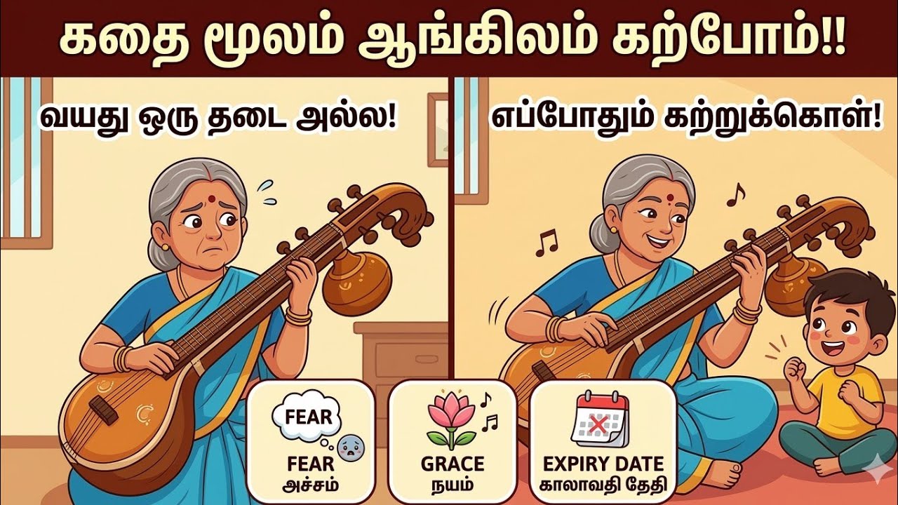 கதை மூலம் ஆங்கிலம் கற்போம்! | Spoken English in Tamil. 