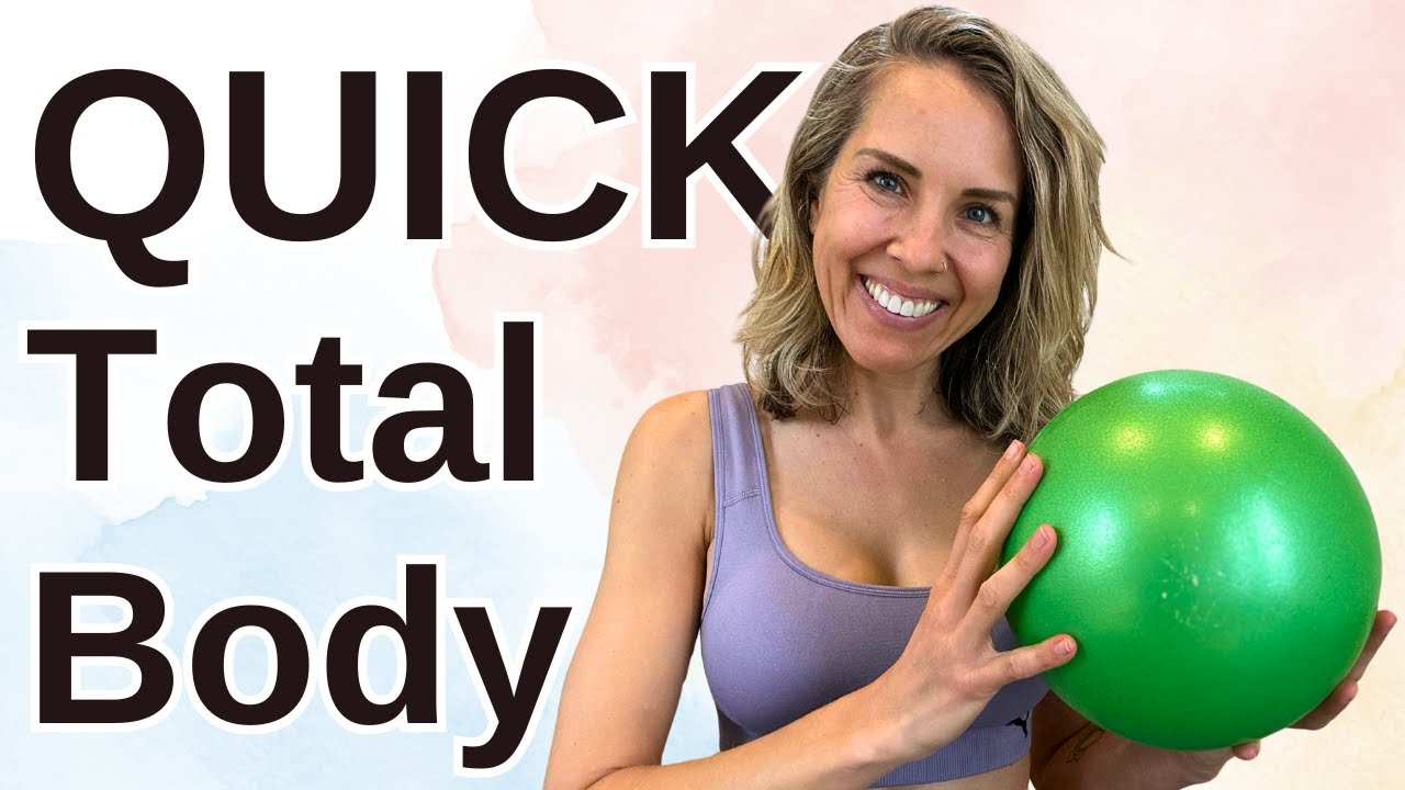 QUICK Total Body Pilates Ball Workout 🌸 Abs + Pelvic Floor 🌸 Intermediate