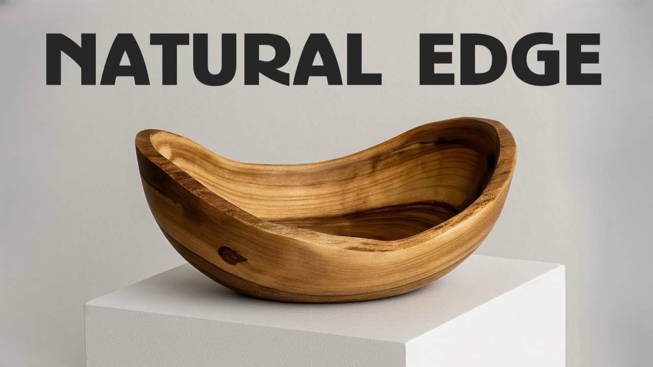 Turning a Natural Edge Walnut Bowl | Woodturning
