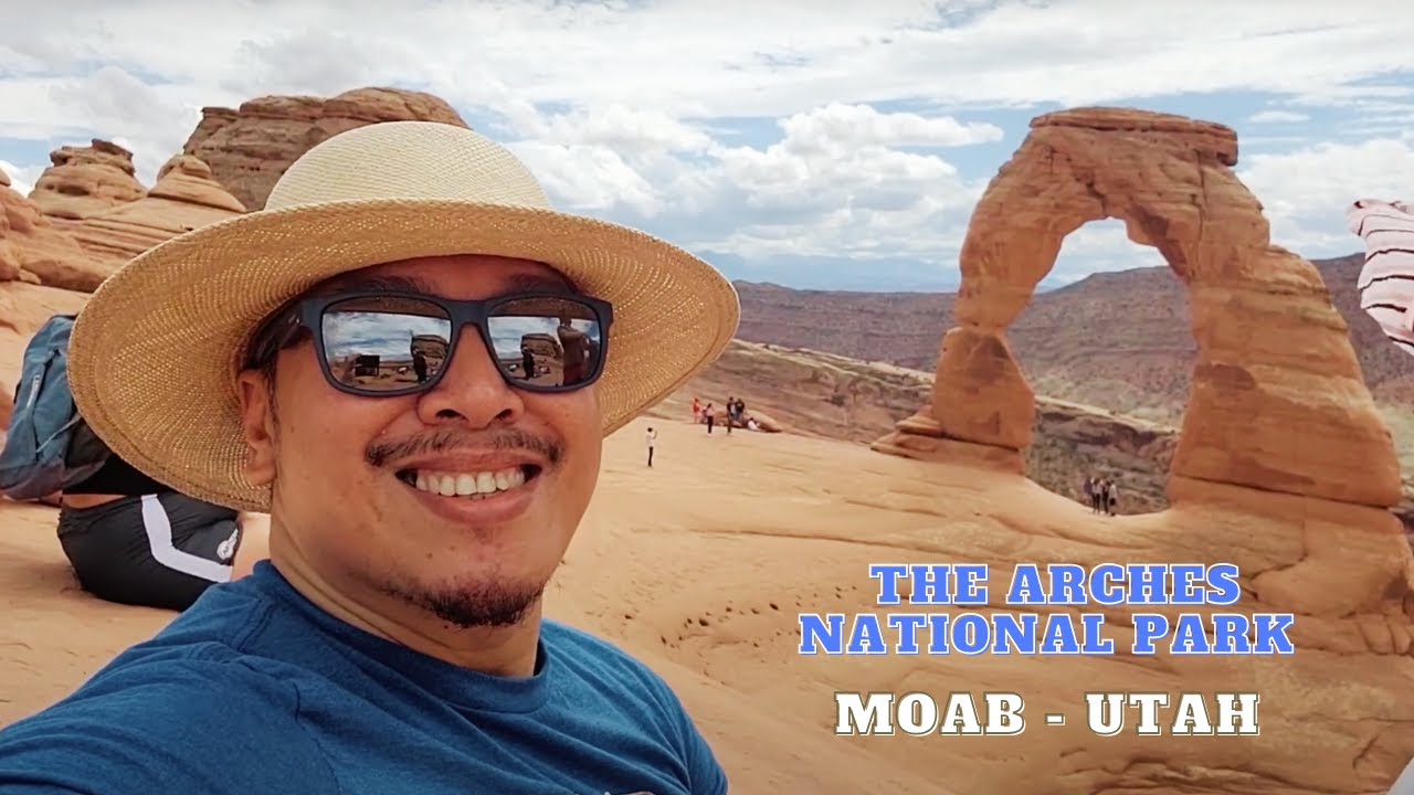 VLOG   Hiked to the famous stone arch at Arches Nat'l Park Utah