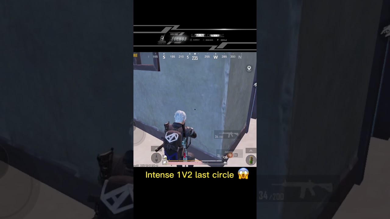 Intense 1V2 Last Circle fight😱 #pubgmobile #shorts #bgmi #mortal #1v2