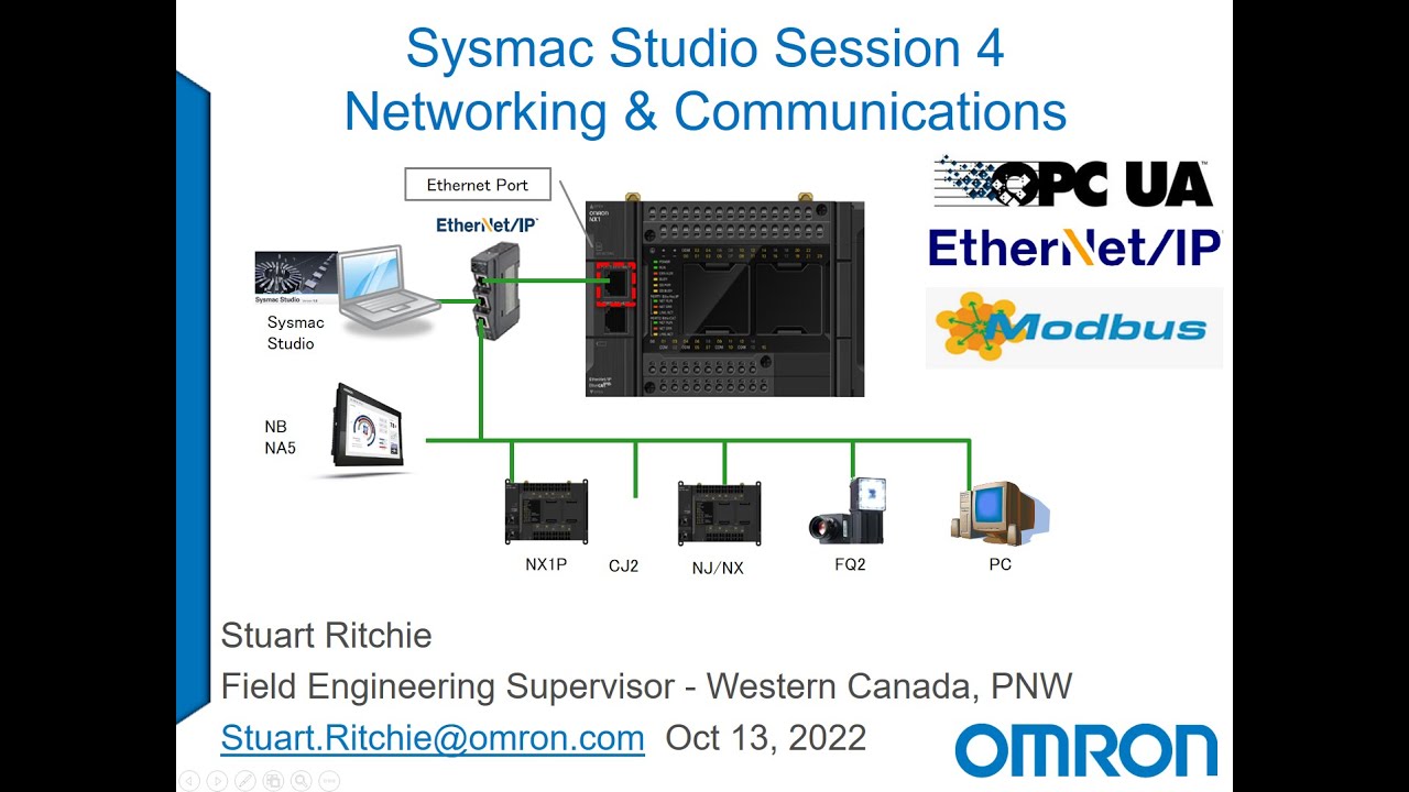 Omron Sysmac Studio Virtual Training Session 4 - 2022