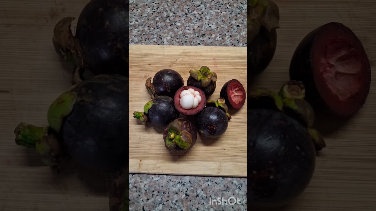 Нарезка мангостана #фрукты #короткоевидео #вирусное #короткиевидеонаyoutube