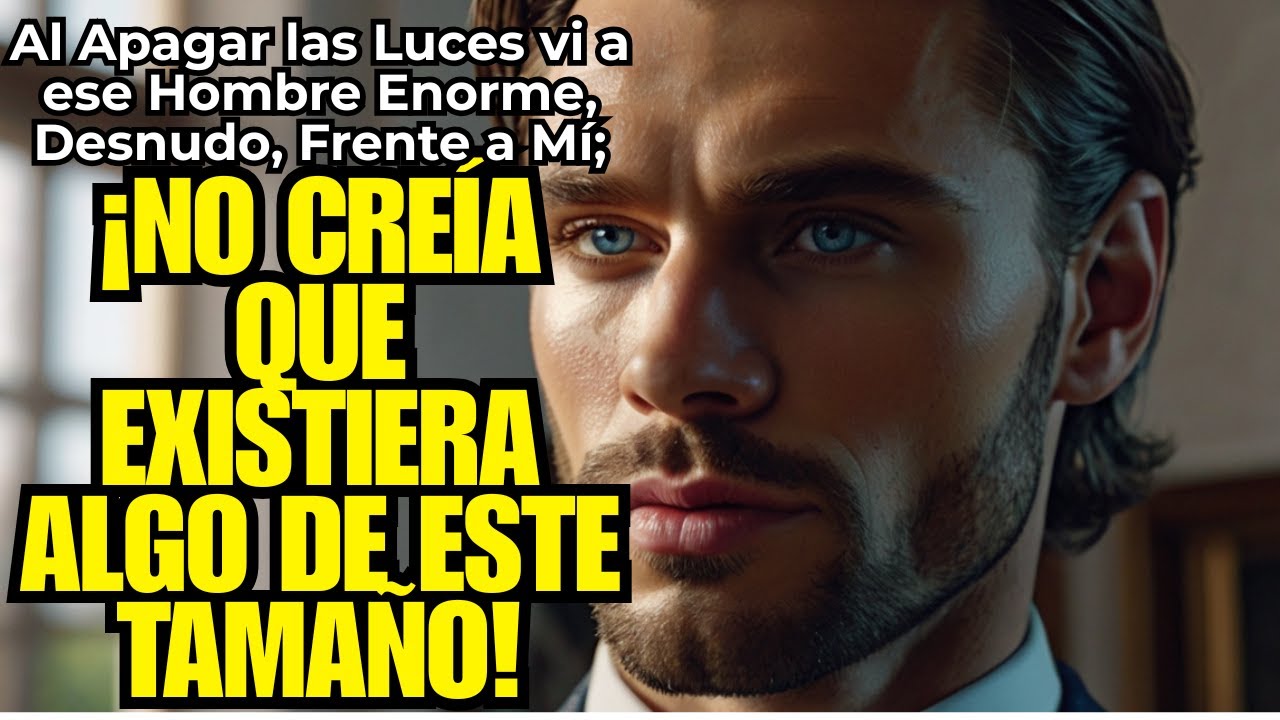 Al apagar las luces… vi a ese hombre enorme frente a mí, y no podía creer lo que estaba viendo...