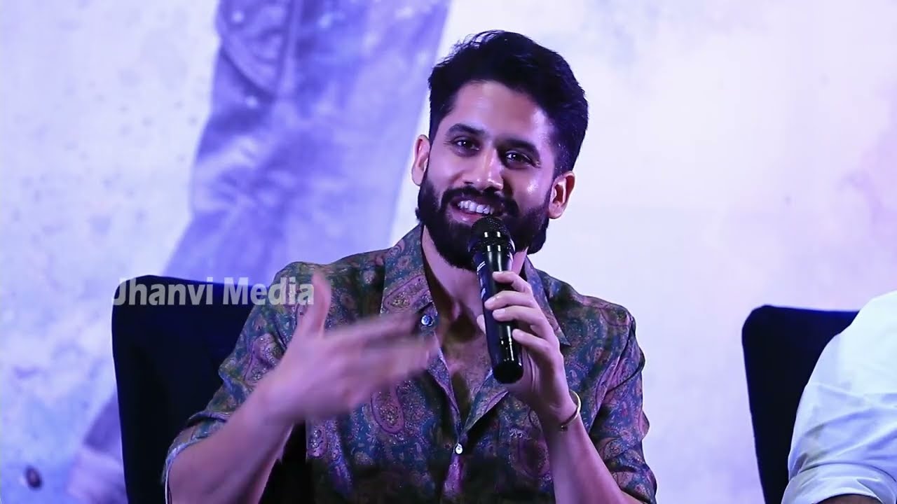 Naga Chaitanya Sensational Comments On Samantha and Serious on Reporter | Vrushakarma Glimpse Launch