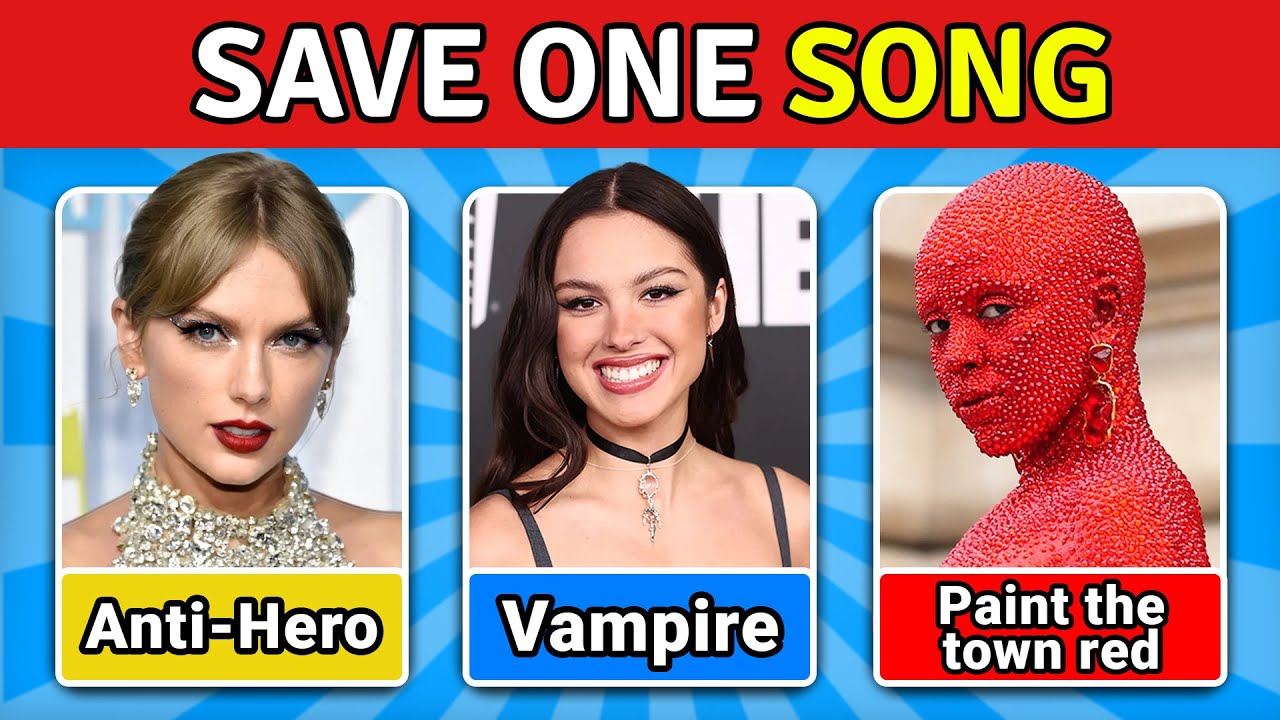 SAVE ONE SONG - Most Popular Songs EVER 🎵 | Music Quiz